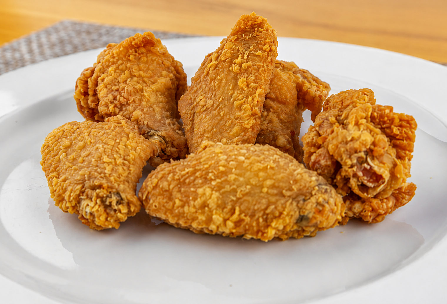 6 Piece Wings (With Roll)